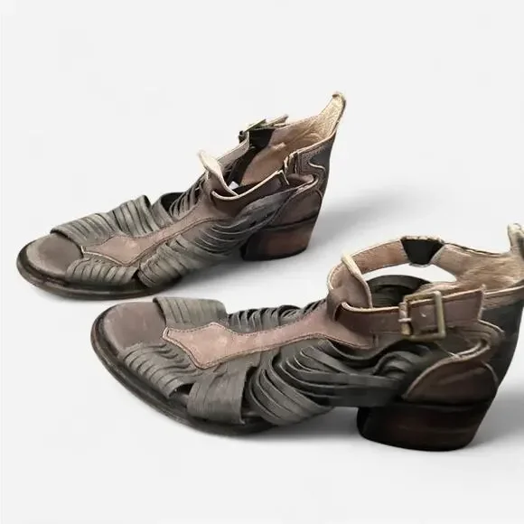 Freebird Arrow leather boho sandals - Picture 2 of 6